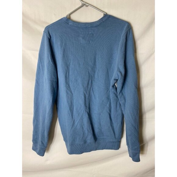 HOLLISTER MENS BLUE WHITE STRIPE SWEATSHIRT SIZE MEDIUM SHIRT Sweater - Picture 3 of 3